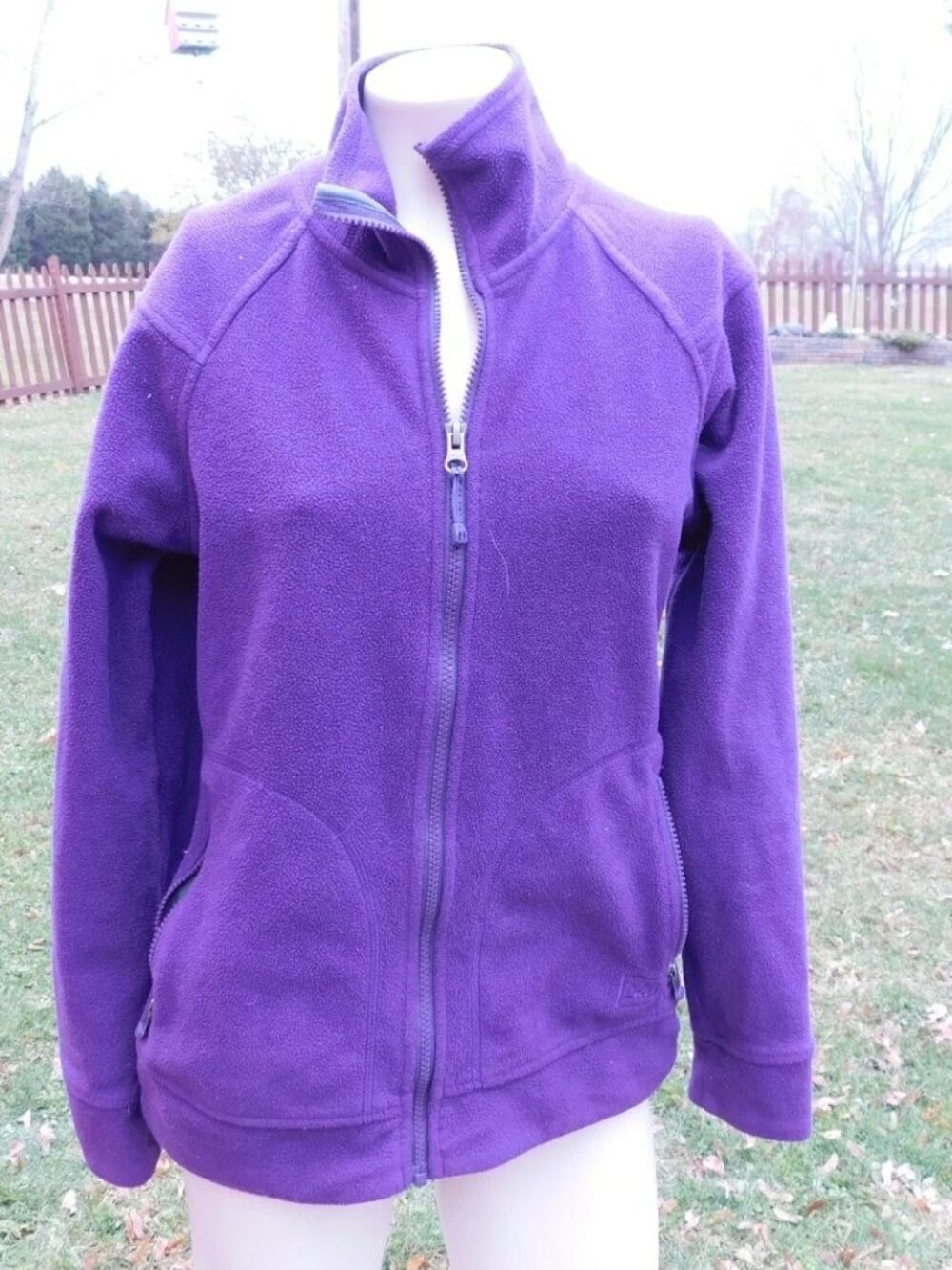 REI FLEECE Full Zip Jacket Size Small Womens